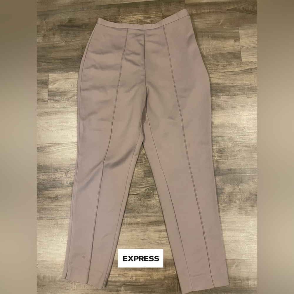 Vintage 90s Express Tricot High Waist Tapered Dress Pants - 13/14